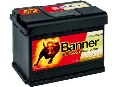 Autobaterie 12V 60Ah RUNNING BULL (AGM) START-STOP 640A 241x175x190mm